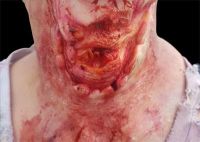 Silicone SFX Ripped Throat Prosthetic